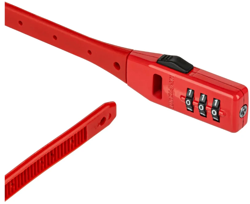 Zapięcie rowerowe Kryptonite Click Lock Combo czerwony
