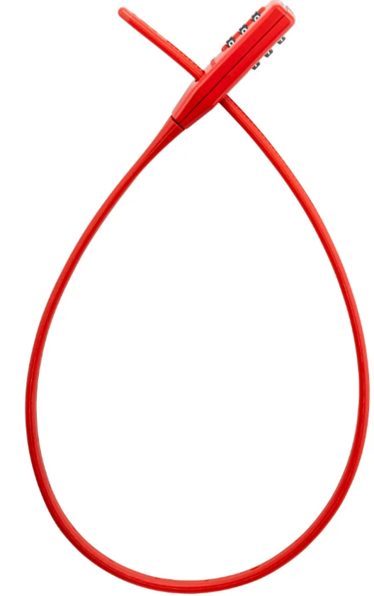 Zapięcie rowerowe Kryptonite Click Lock Combo czerwony