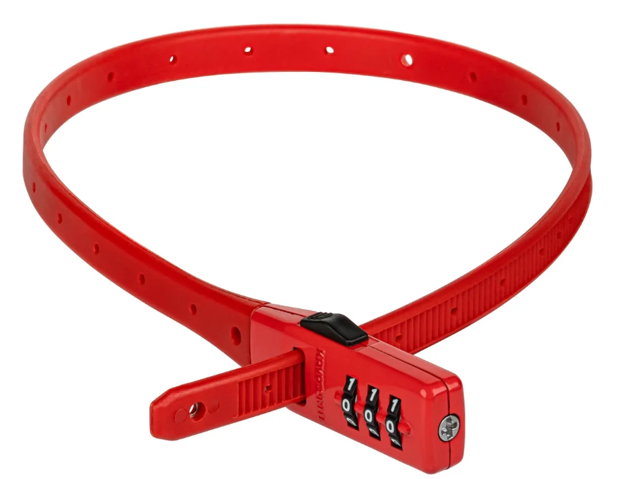 Zapięcie rowerowe Kryptonite Click Lock Combo czerwony