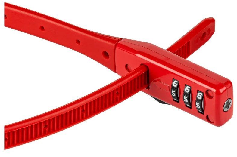 Zapięcie rowerowe Kryptonite Click Lock Combo czerwony