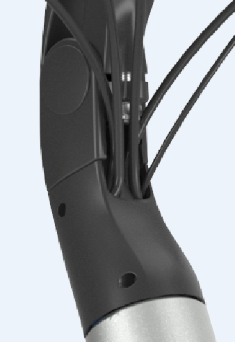 Zaślepka przewodów sterów prawa