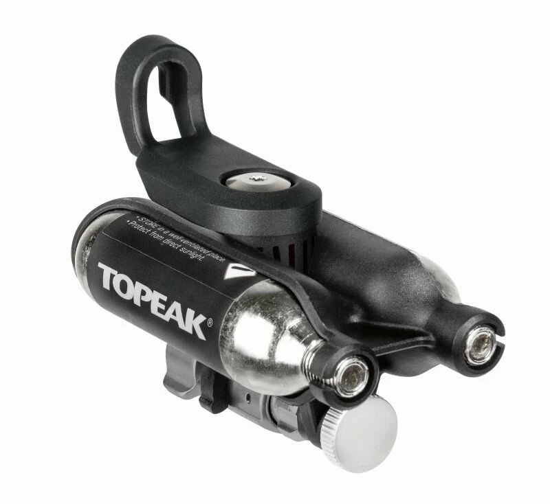 Zasobnik pod koszyk z główką i 2 x CO2 Topeak Ninja Master + CO2 Fuel Pack