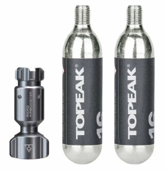 Zasobnik pod koszyk z główką i 2 x CO2 Topeak Ninja Master + CO2 Fuel Pack