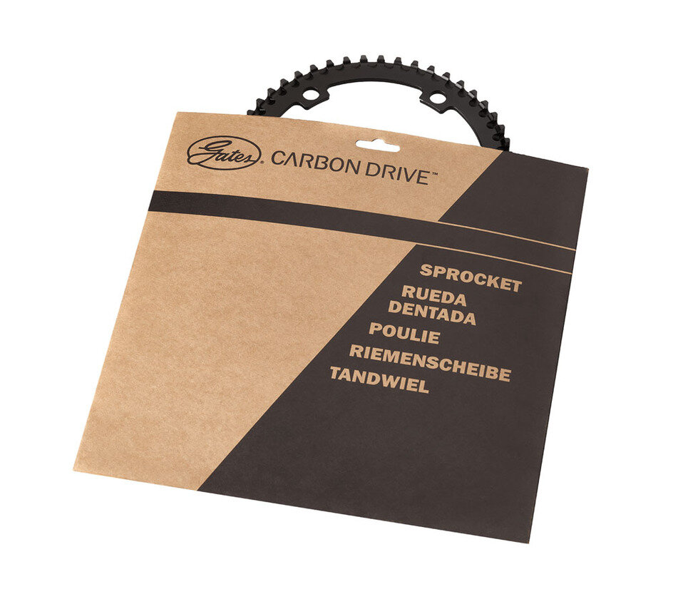 Zębatka Gates Carbon Drive CDX Aluminium 60T Steek 130 Black Anodized 60T 