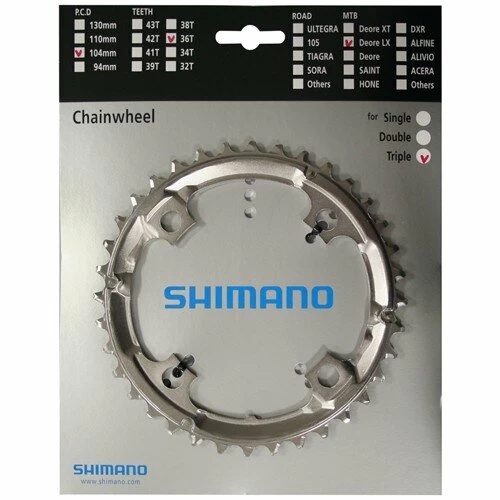 Zębatka rowerowa Shimano przednia 32/36 - Deore 32T Deore