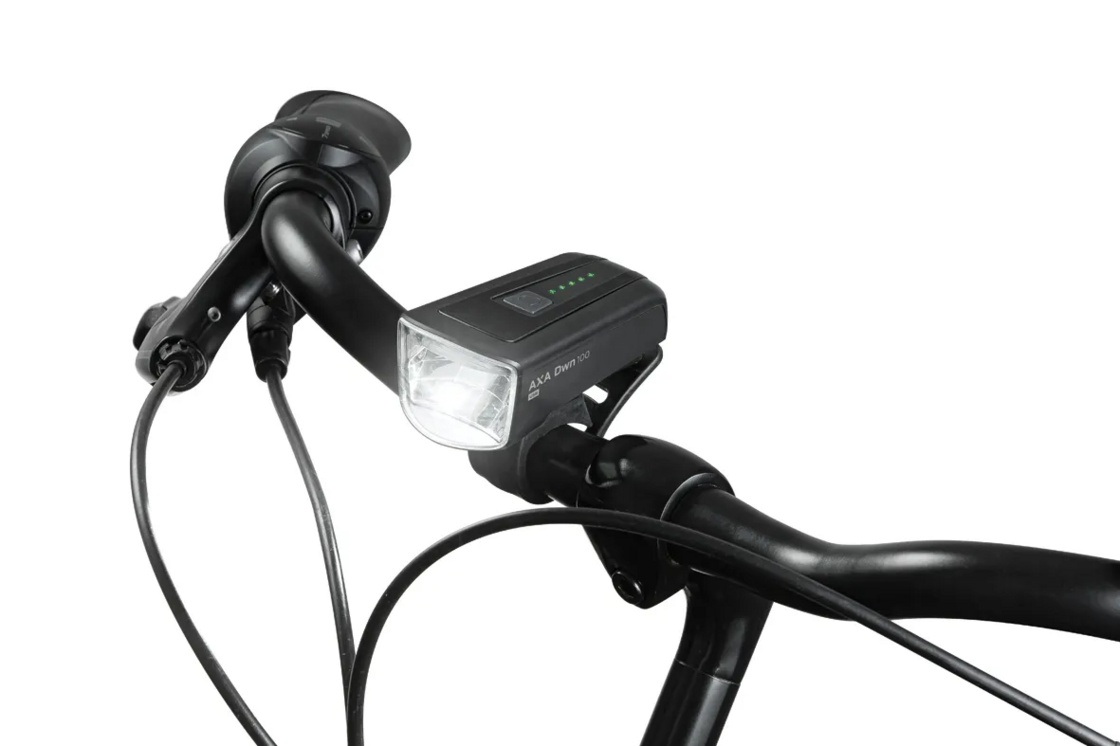 Zestaw lampek rowerowych Axa DWN100 Set USB 100 Lux