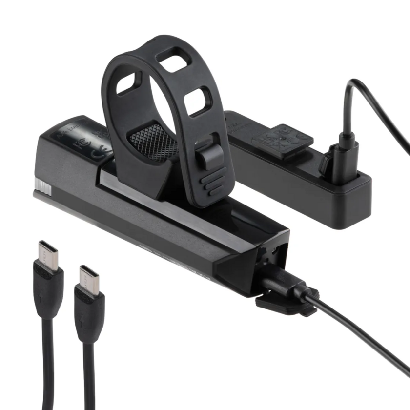 Zestaw lampek rowerowych AXA Niteline 550 USB
