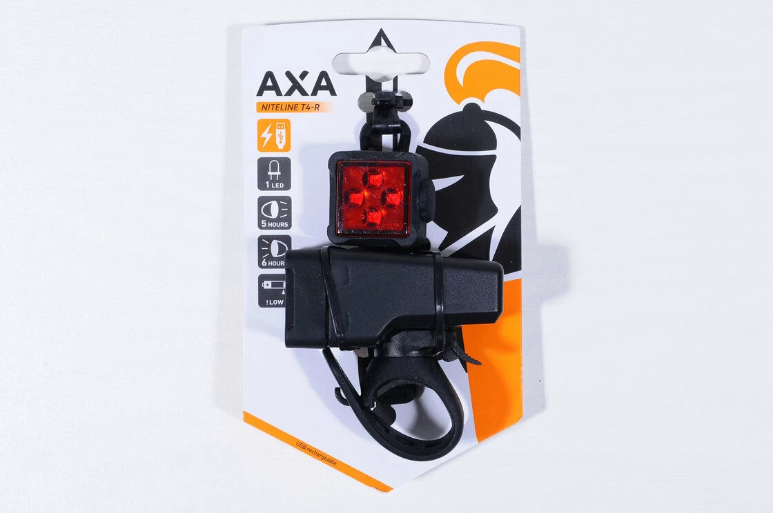 Zestaw lampek rowerowych AXA Niteline T4 R (USB)