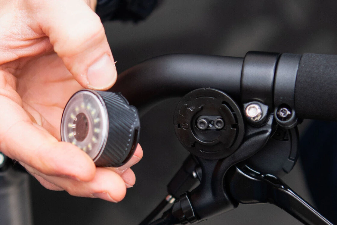 Zestaw lampek rowerowych Brompton Be Seen 