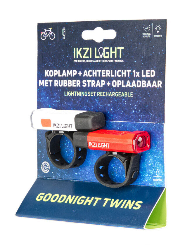 Zestaw lampek rowerowych IKZI Light Goodnight Twins USB