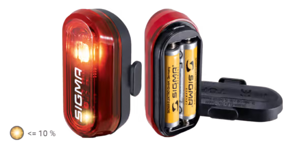 Zestaw lampek rowerowych Sigma Aura 30 / Curve