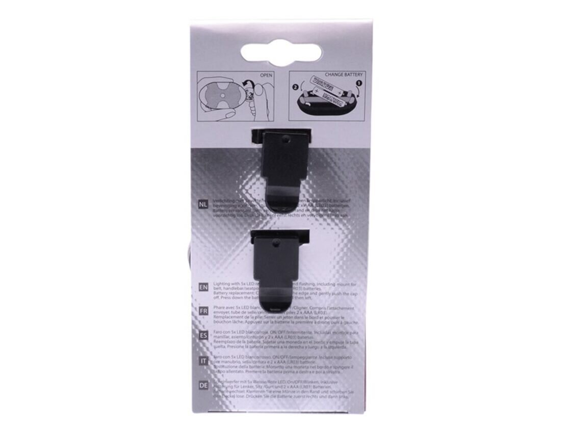 Zestaw lampek rowerowych SIMSON Ledje