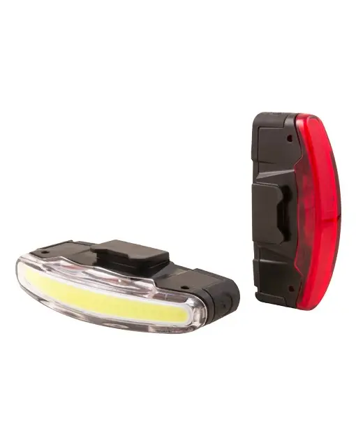 Zestaw lampek rowerowych Spanninga Arco set USB