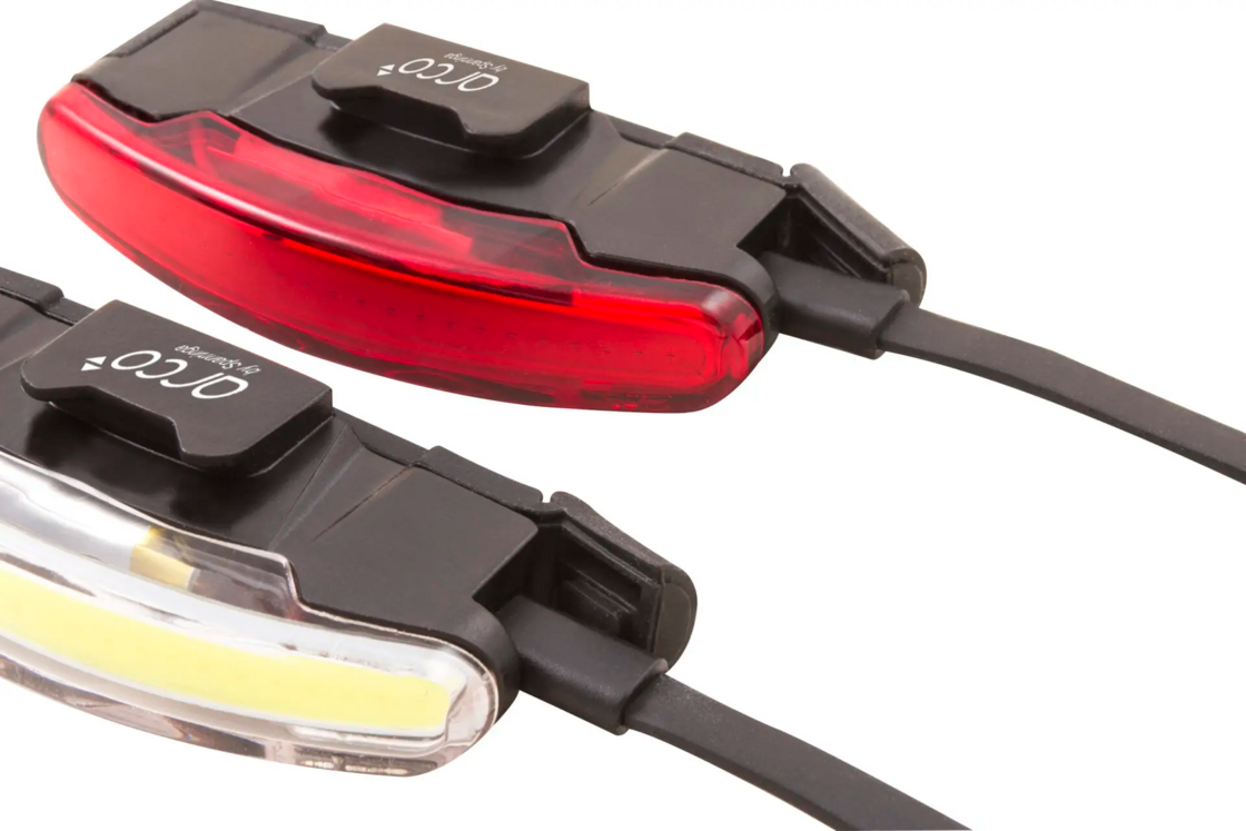 Zestaw lampek rowerowych Spanninga Arco set USB