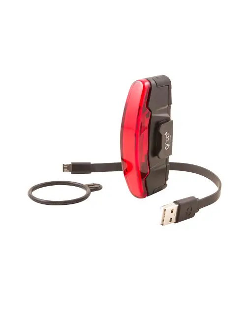 Zestaw lampek rowerowych Spanninga Arco set USB