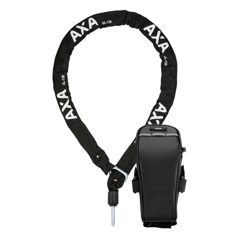 Zestaw łańcuch do blokady koła AXA ULC 130/5.5 + Sakwa podsiodełkowa