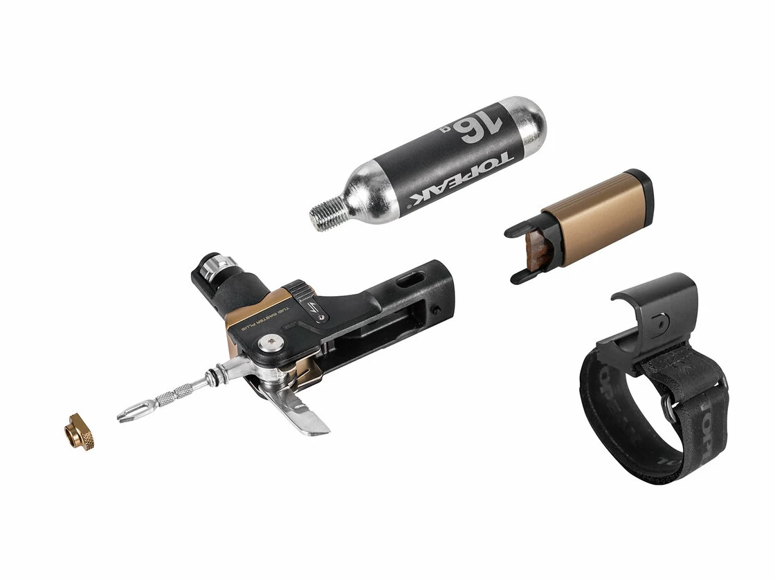 Zestaw naprawczy do opon bezdętkowych z pompką CO2 Topeak Tubi Master + 