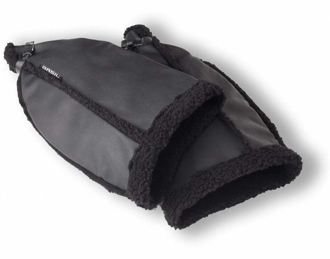 Zimowe pokrowce rowerowe na kierownicę Basil Hand Warmers Czarne