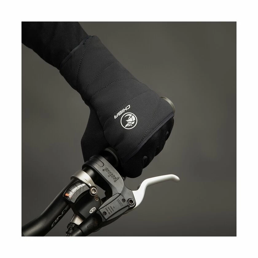 Zimowe rękawiczki rowerowe Chiba Polarfleece Titan Rozmiar: M