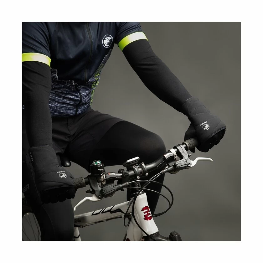 Zimowe rękawiczki rowerowe Chiba Polarfleece Titan Rozmiar: M