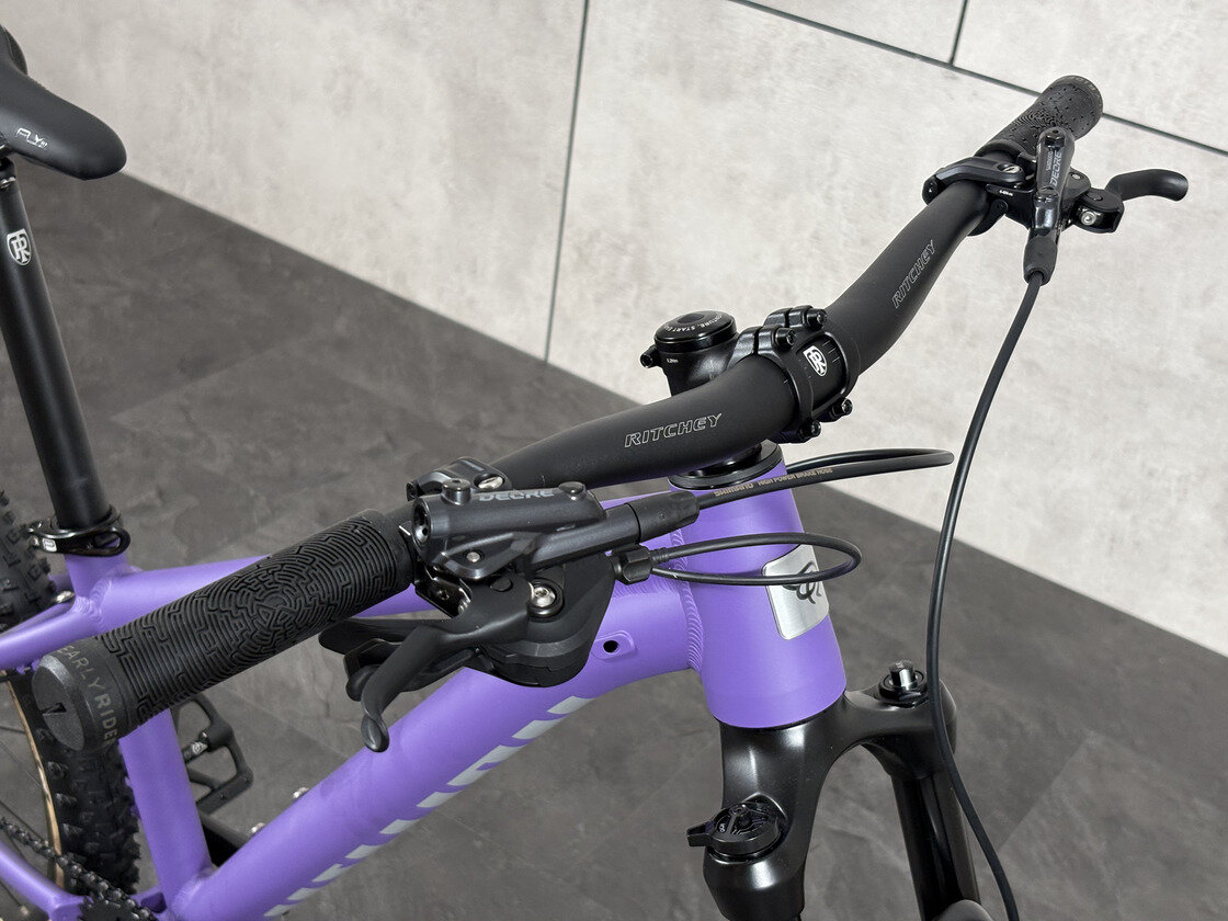 Zjazdowy rowerek dla dzieci Early Rider Hellion 24 fioletowy