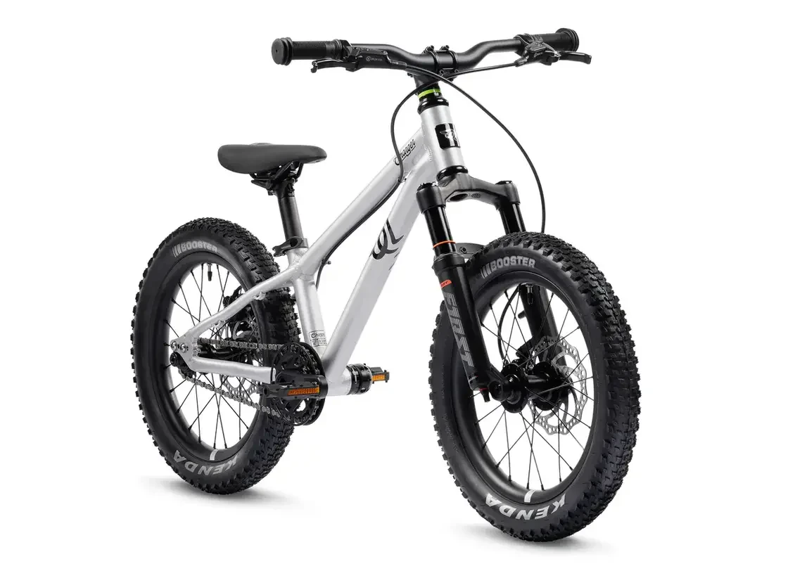 Zjazdowy rowerek z amortyzatorem Early Rider Charger 16"  Brushed Aluminium