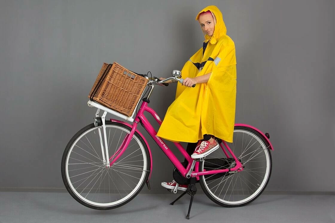 Żółte ponczo rowerowe Hock SuperPraktiko